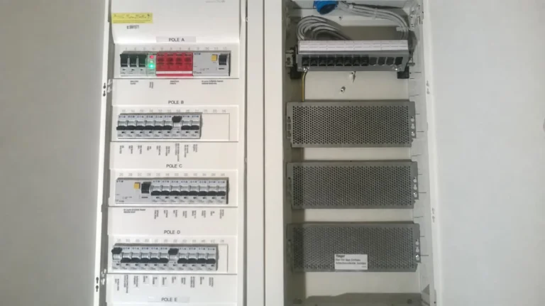 Rozdzielnica elektryczna i multimedialna w domu