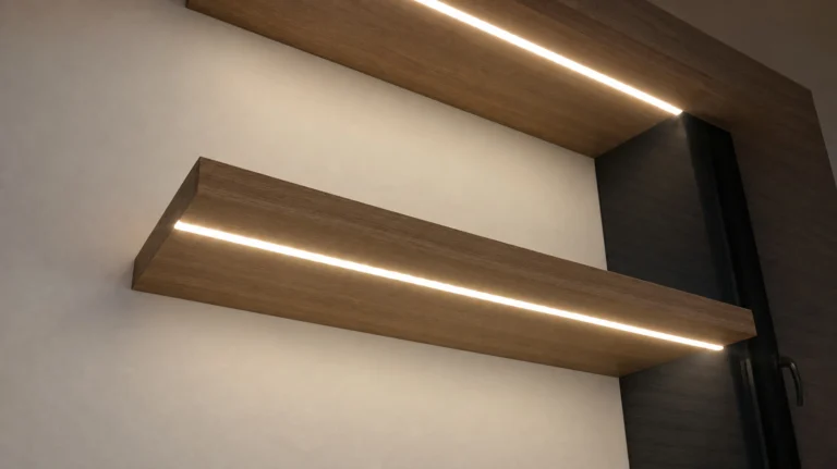 Linie LED w zabudowie