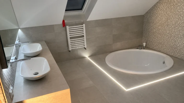 Oświetlenie LED w łazience
