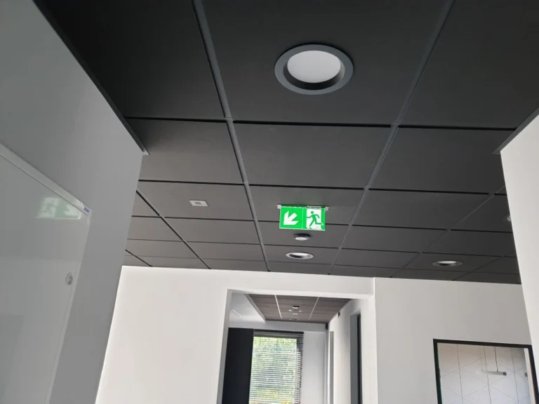 Oświetlenie robocze i awaryjne (ewakuacyjne) w biurze